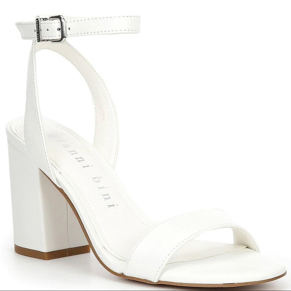 White block heels